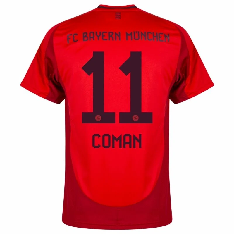 Bayern Munich Home Coman 11 Shirt 2024-2025 Player version Size：S-2XL Non-Customize
