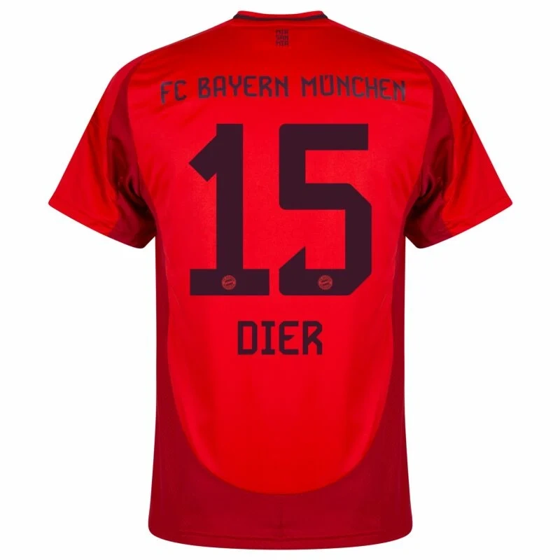 Bayern Munich Home Dier 15 Shirt 2024-2025 Player version Size：S-2XL Non-Customize