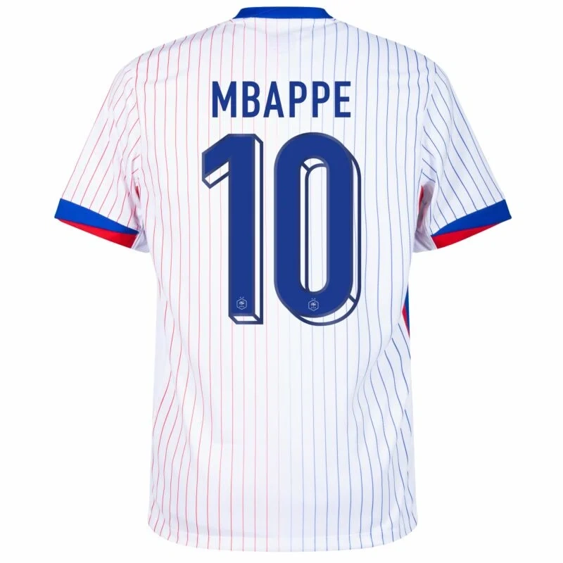 France Away Mbappe 10 Shirt 2024-2025 Player version Size：S-2XL Non-Customize