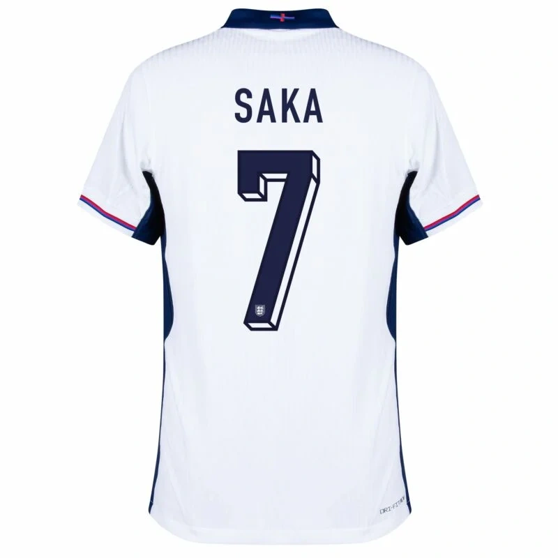 England Home Saka 7 Shirt 2024-2025 Player version  Size：S-2XL Non-Customize