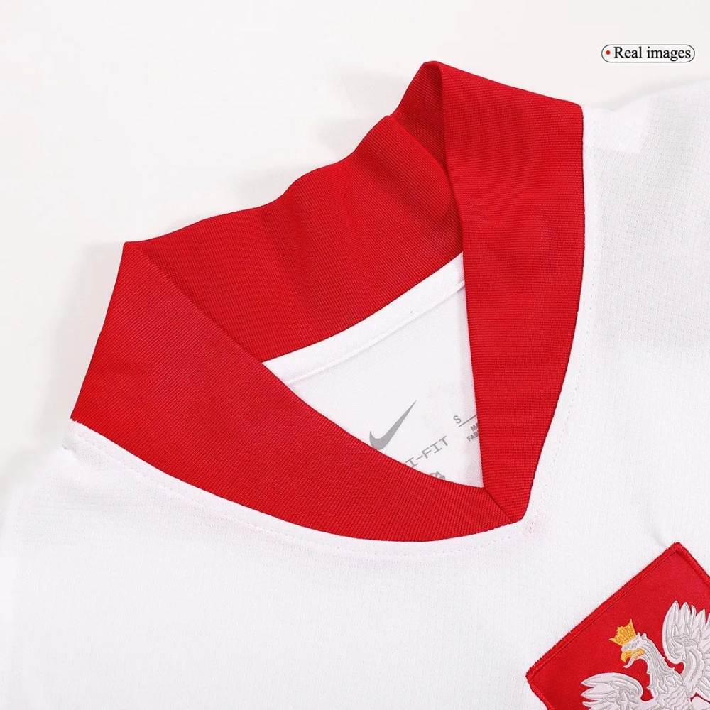 Poland Nation Home Cash 2 Shirt Euro 2024-2025 Fan / Player version  Size：S-2XL Non-Customize