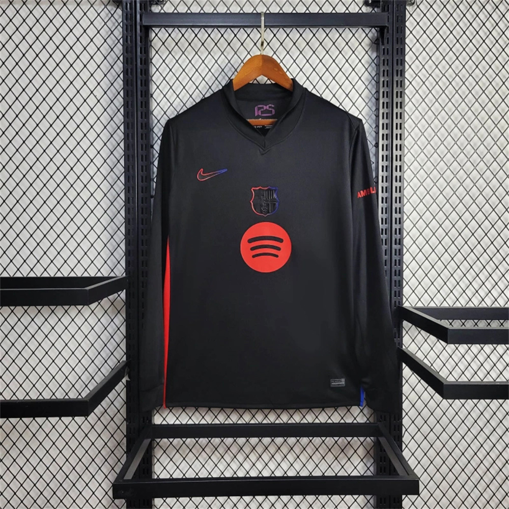 Barcelona Away Long Sleeve Jersey 2024-25
