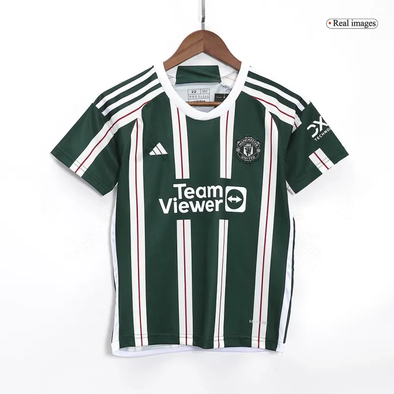 Kids Manchester United 2023/24 Away Jersey Kit