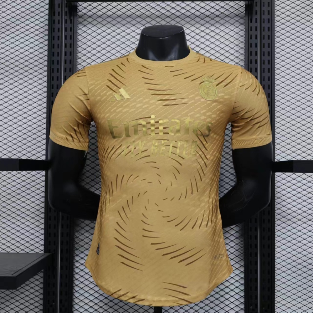 Real Madrid 23-24 Gold Special Edition Football Jersey