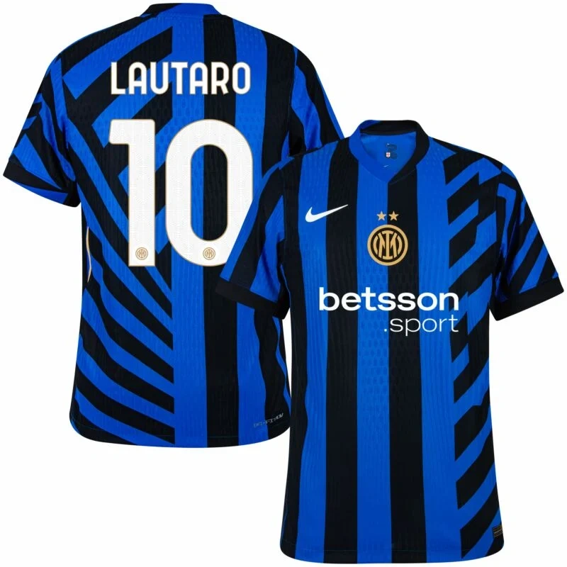 Inter Milan Home Lautaro 10 Shirt 2024-2025 Player version Size：S-2XL（Non-Customize）