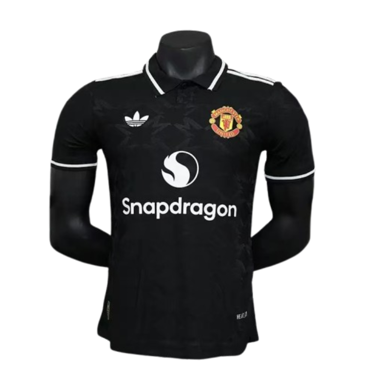 Manchester United 24-25 Player Version Black POLO Shirt