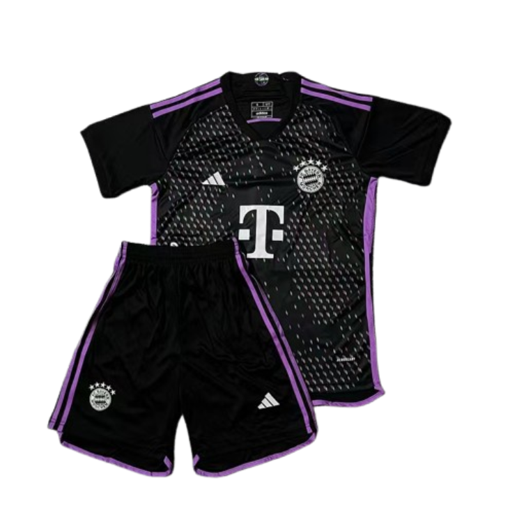 23-24 Kids Bayern Munich Away Kit Jersey+Shorts