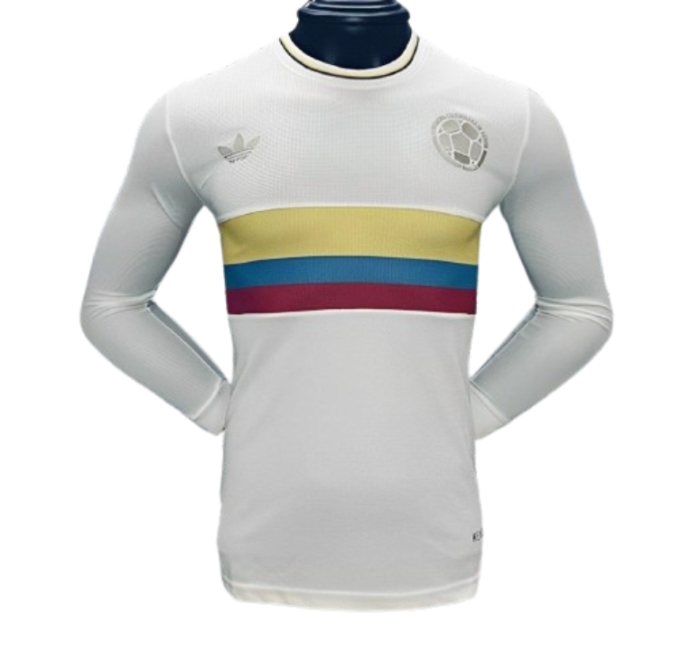 Colombia Nation 24-25 100th Anniversary Player Version Long sleeve Jersey Soccer Shirt