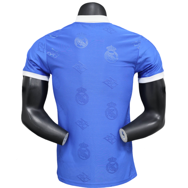 Real Madrid Men's Polo Shirt Biue 25-26