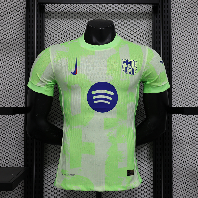 2024-25 Barcelona Third Jersey Without Spofity Text Player Version