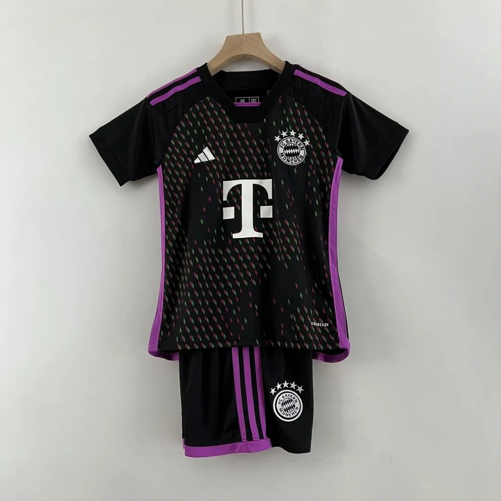 23-24 Kids Bayern Munich Away Kit Jersey+Shorts