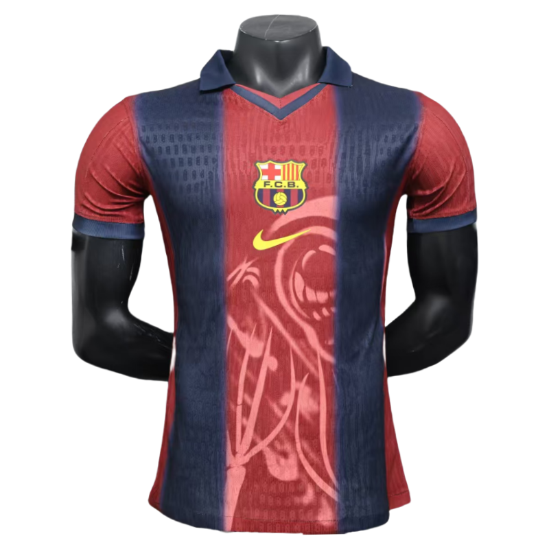 Barcelona X Travis Scott Home Shirt Soccer Jersey 25-26 Non-Customize