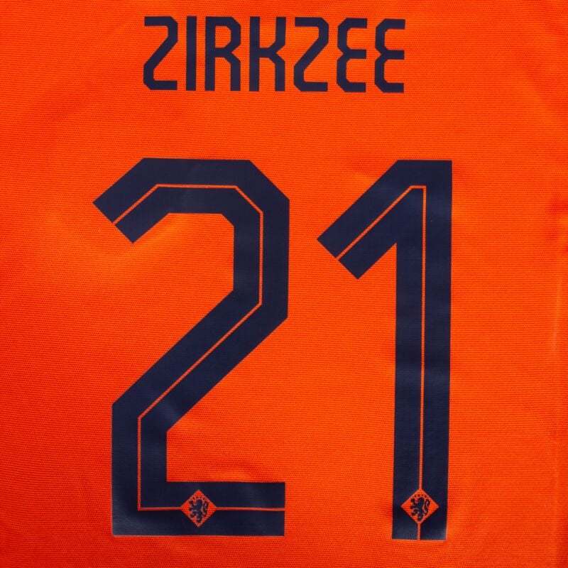 Holland Home Zirkzee 21 Shirt 2024-2025 Fan Size：S-4XL Non-Customize