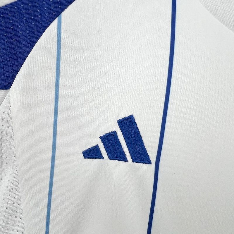 Real Zaragoza Home Kid Kits Youth Apparels Soccer Jersey 24-25