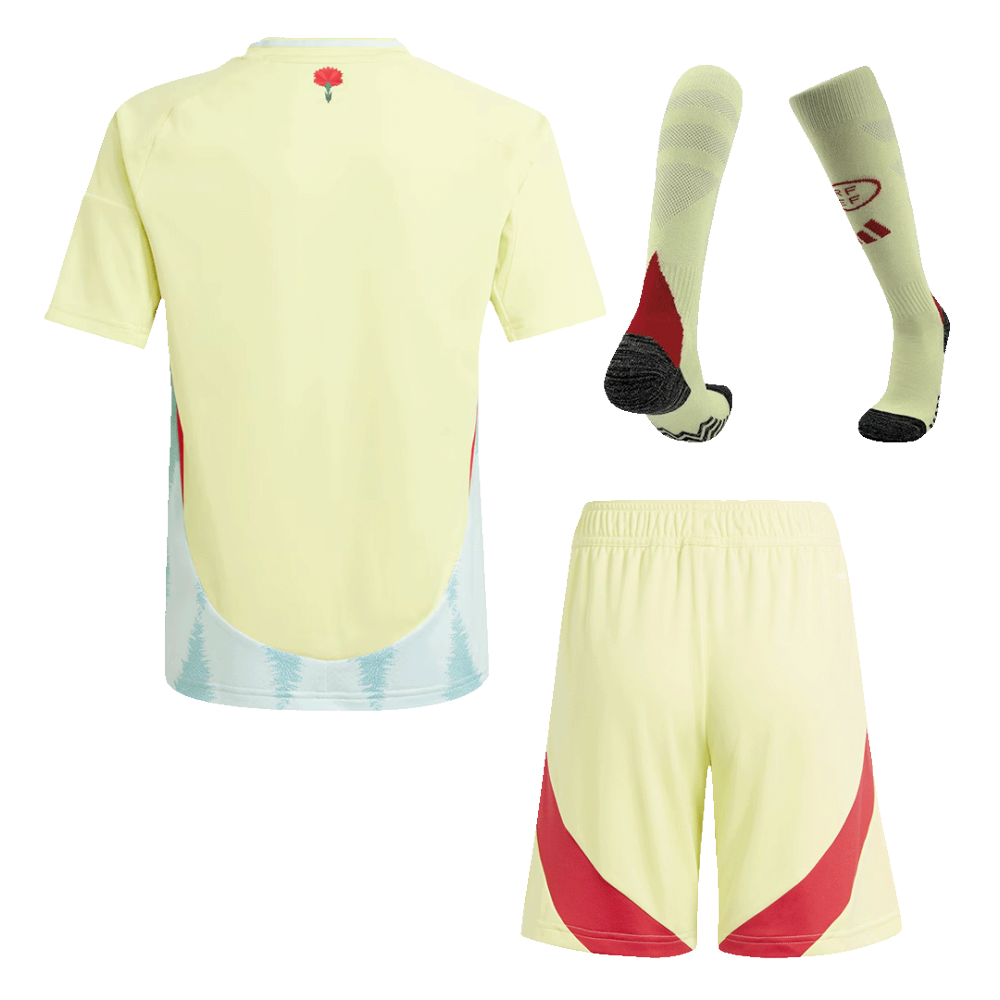 Kids Spain Custom Away Full Soccer Kits 2024