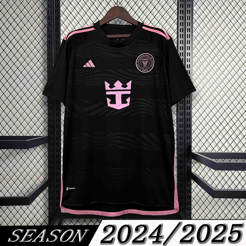 24-25 Inter Miami Away Black Soccer Jerseys
