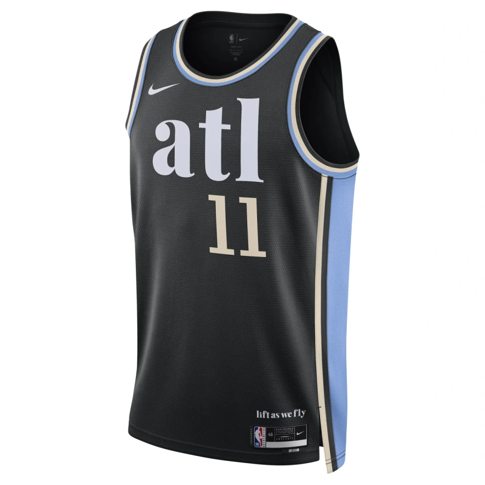 Unisex Atlanta Hawks Trae Young Black 2023-24 Swingman Jersey - City Edition