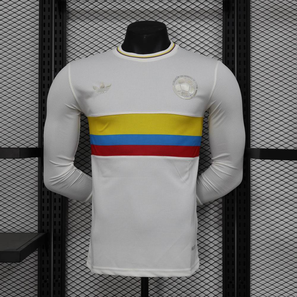 Colombia Nation 24-25 100th Anniversary Player Version Long sleeve Jersey Soccer Shirt