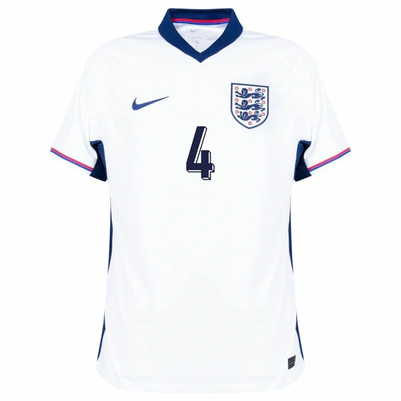 England Home Rice 4 Shirt 2024-2025 Player version  Size：S-2XL Non-Customize