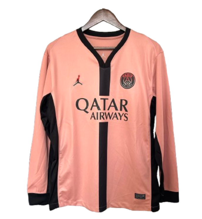 PSG Saint-Germain Third Away Long Sleeve Soccer Jersey 24-25
