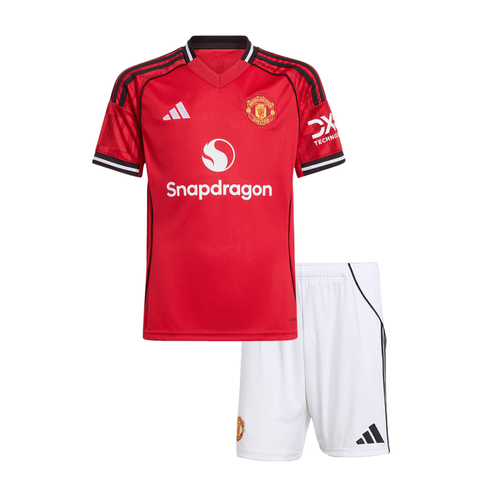 Manchester United Custom Home Soccer Kit 2025-26