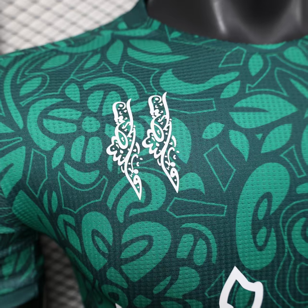 Palestine Green Shirt Soccer Jersey player version 2025