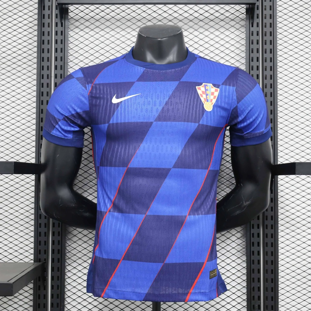 Croatia Away Modrić 10 Shirt 2024-2025 Player version Size：S-2XL Non-Customize