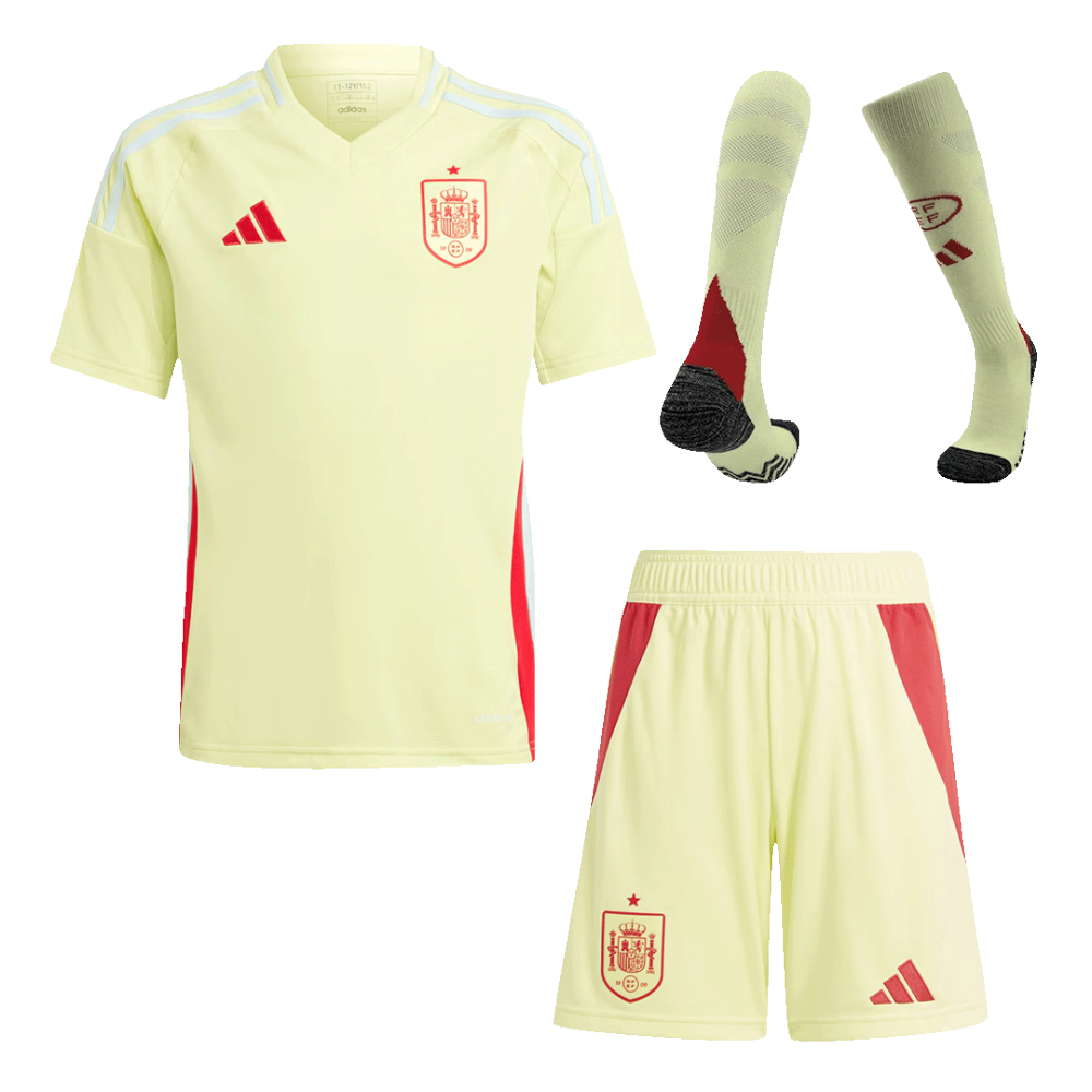 Kids Spain Custom Away Full Soccer Kits 2024