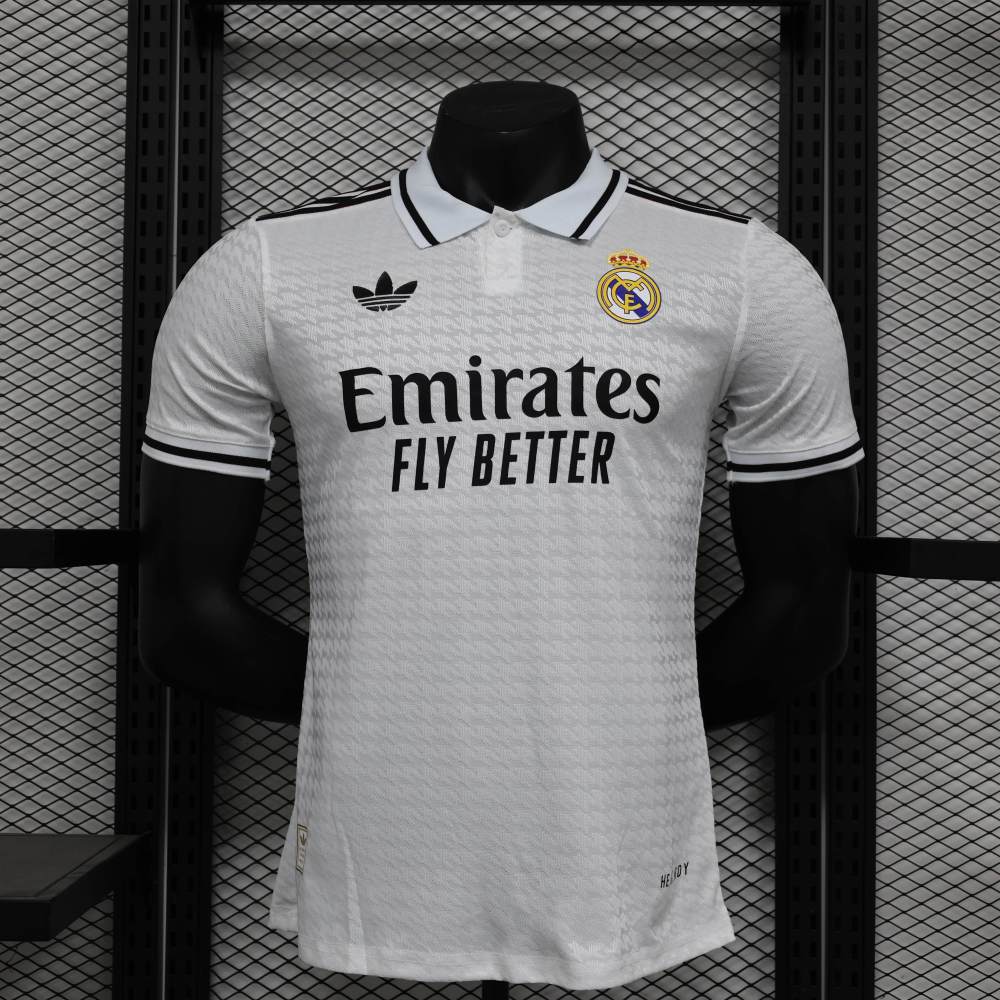 Real Madrid 24-25 Home Player Edition White POLO Shirt