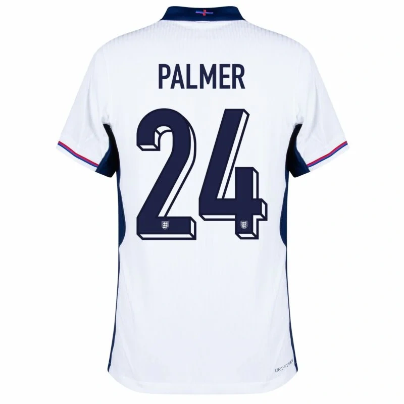 England Home Palmer 24 Shirt 2024-2025 Player version  Size：S-2XL Non-Customize