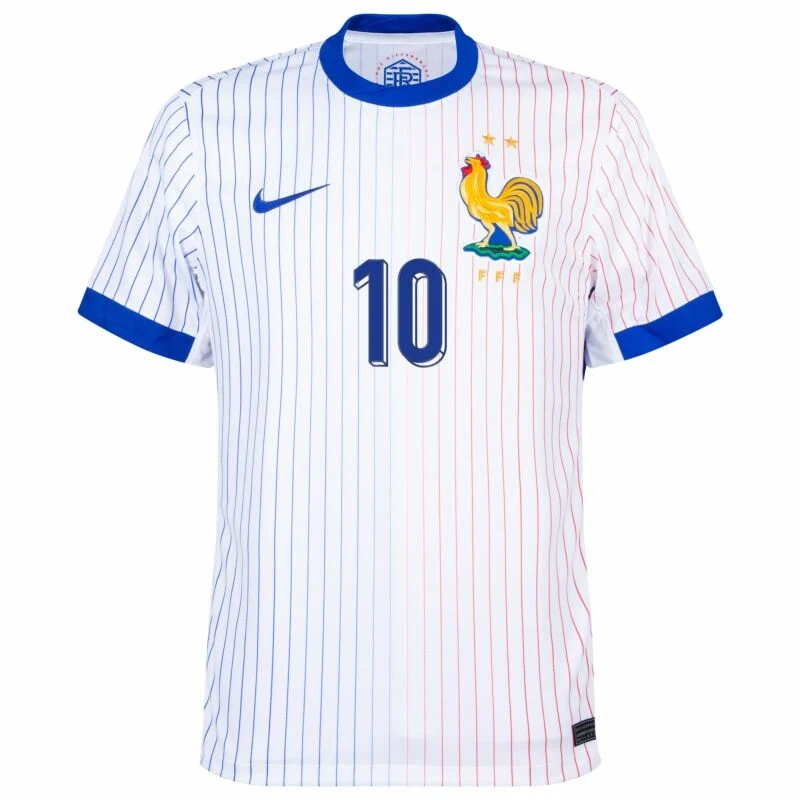 France Away Mbappe 10 Shirt 2024-2025 Player version Size：S-2XL Non-Customize
