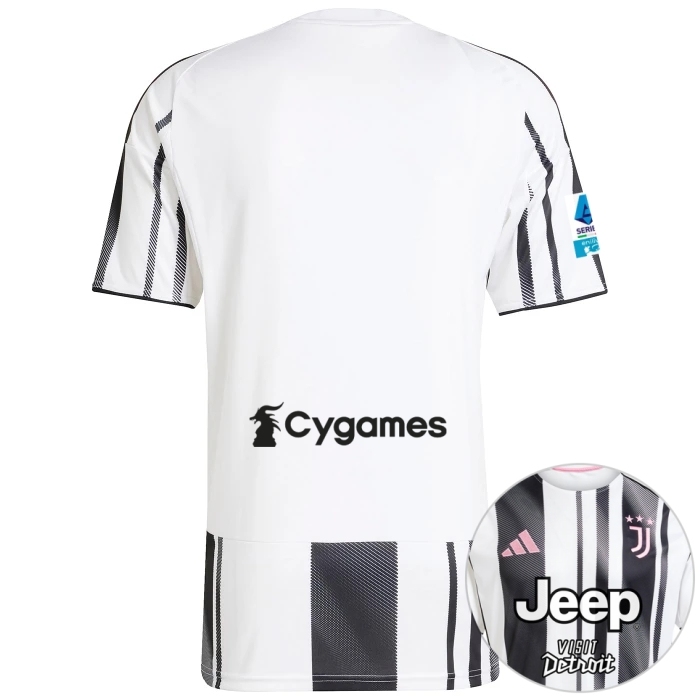 Juventus Soccer Jersey Home Custom Shirt 2025-26