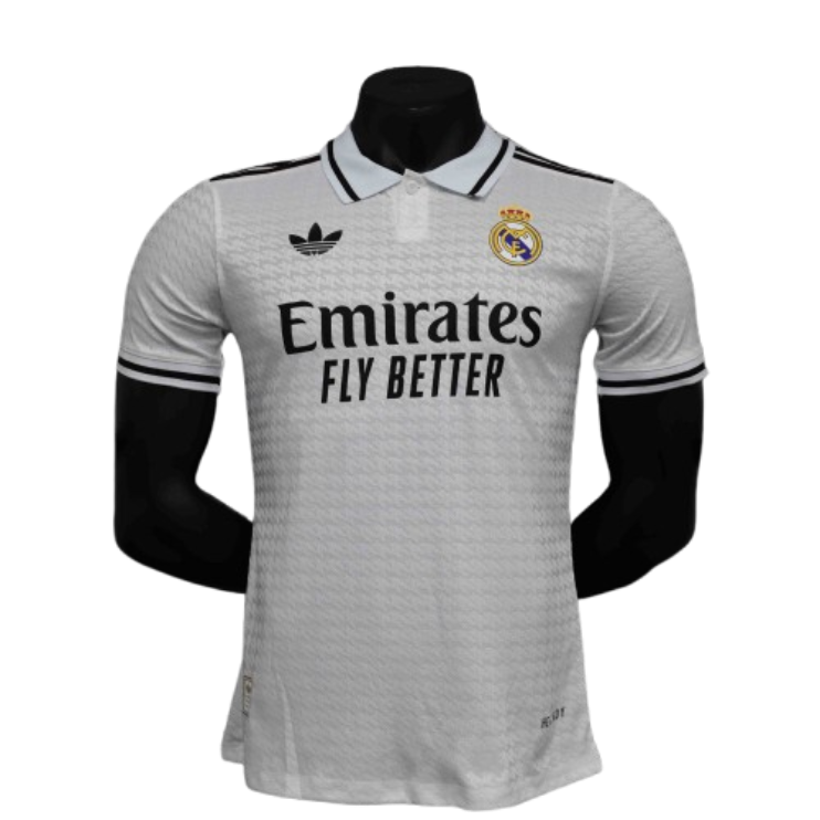 Real Madrid 24-25 Home Player Edition White POLO Shirt