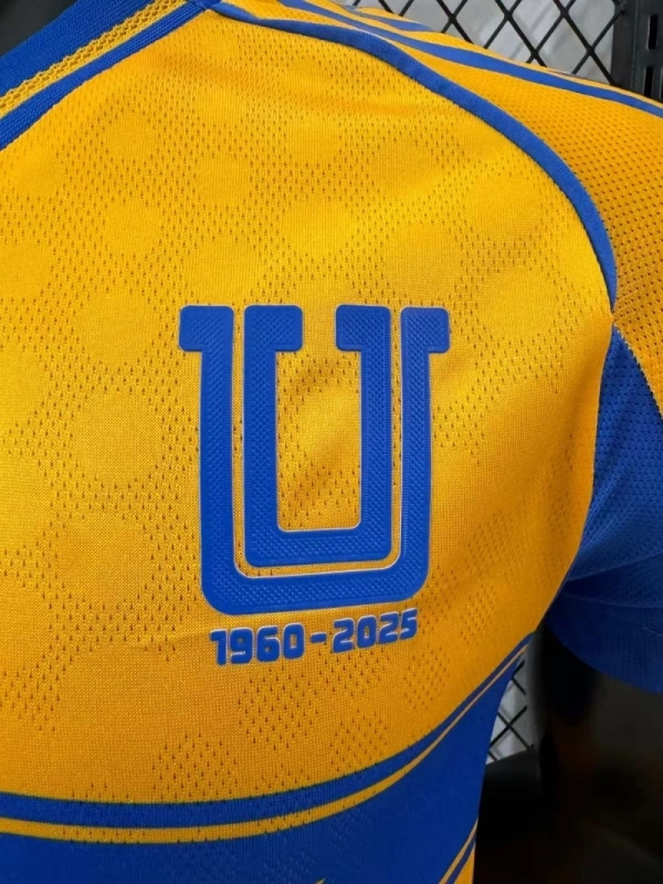 Adidas Men Tigres UANL Jersey Home Shirt Player Version 25-26