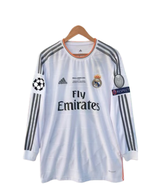 Real Madrid Retro Jersey Home Long Sleeve 2013-14