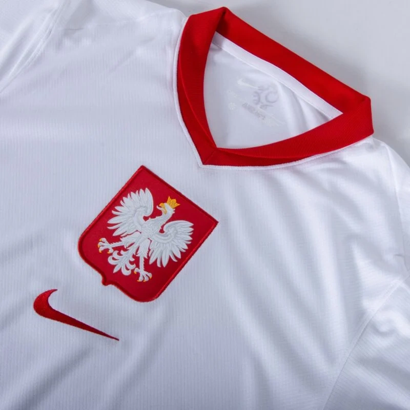 Poland Nation Home Cash 2 Shirt Euro 2024-2025 Fan / Player version  Size：S-2XL Non-Customize