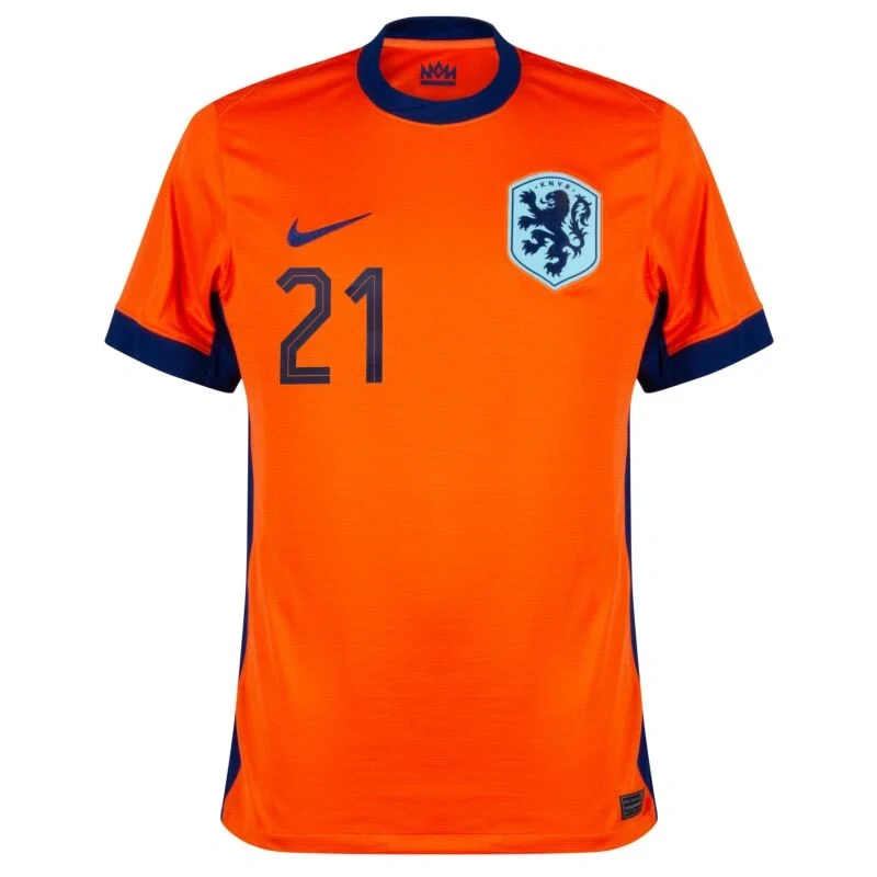 Holland Home Zirkzee 21 Shirt 2024-2025 Fan Size：S-4XL Non-Customize