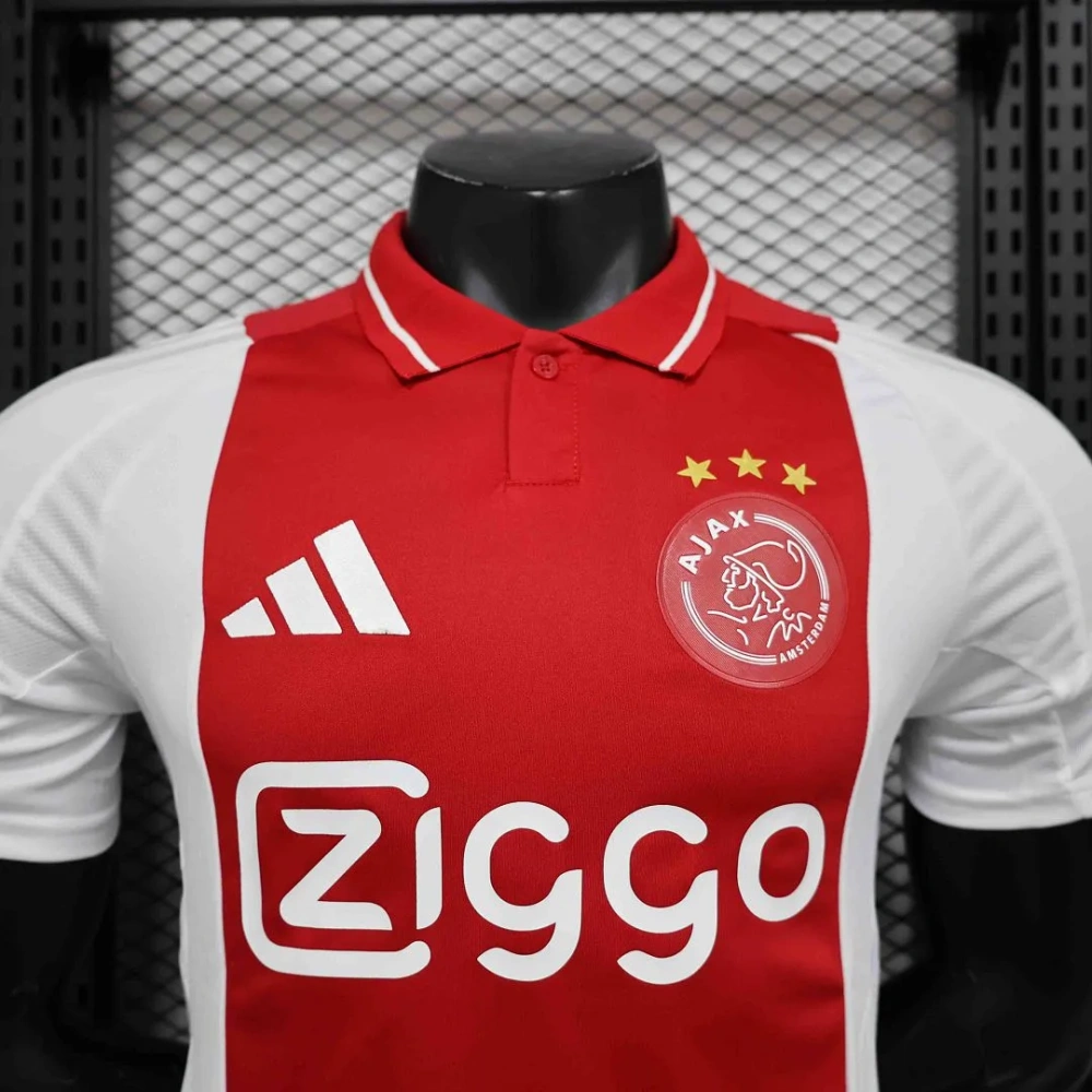 Ajax  Home Weghorst 25 Shirt 2024-2025  Player version Size：S-2XL Non-Customize