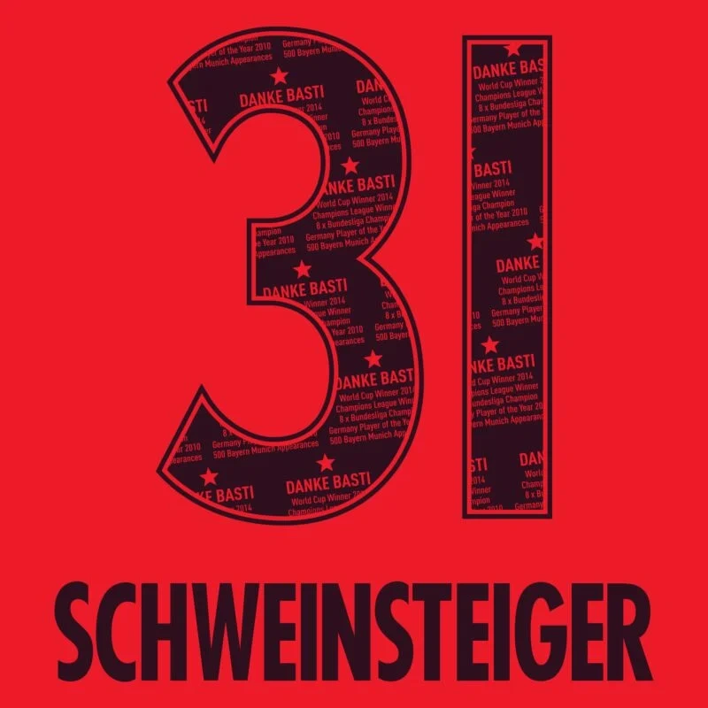 Bayern Munich Home Schweinsteiger 7 Shirt 2024-2025 Player version Size：S-2XL Non-Customize