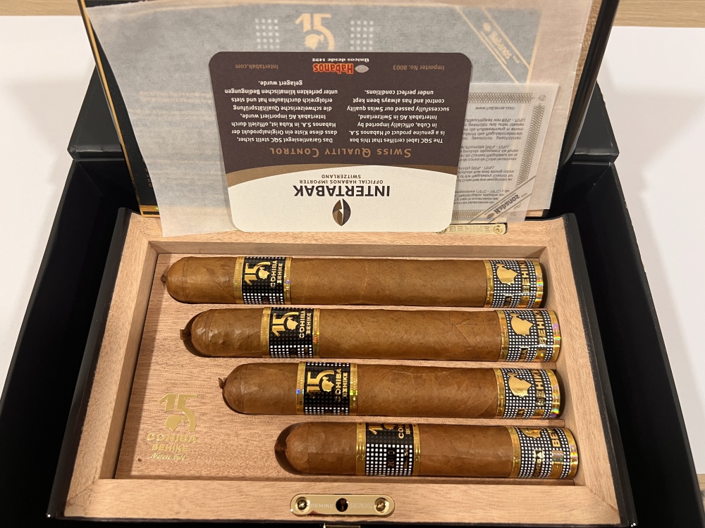 Cohiba Behike 15 Aniversario Selection (4) 高希霸 贝壳15周年