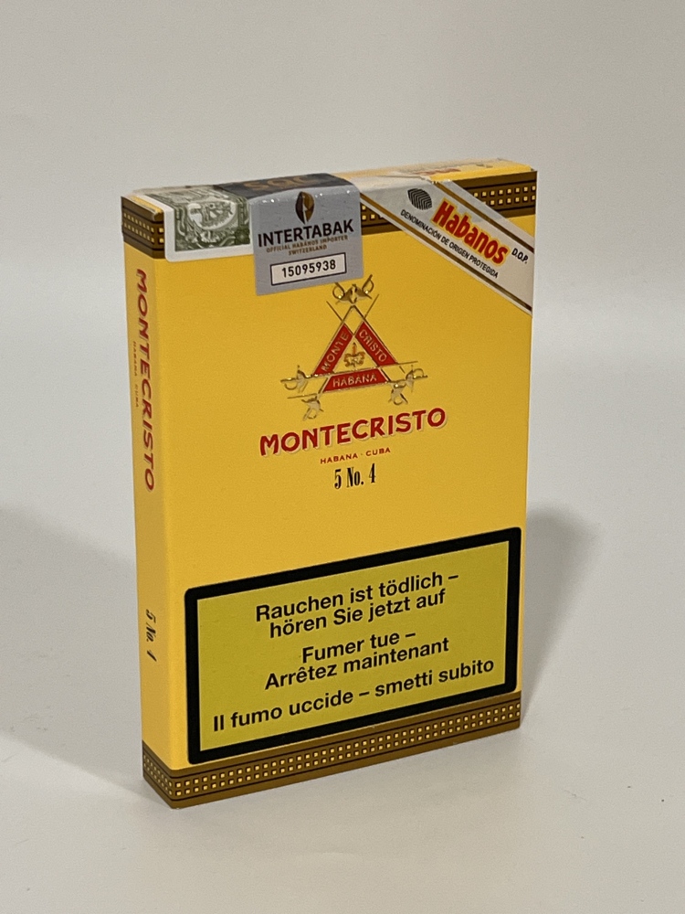 Montecristo No. 4 [5] 蒙特4号 5支纸盒