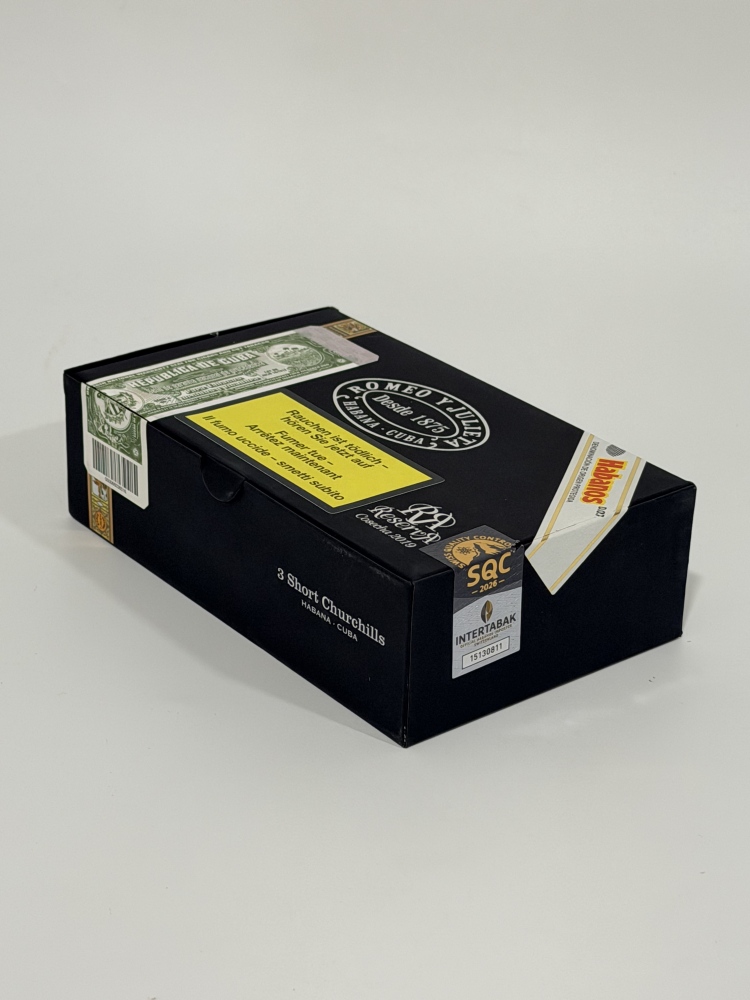 Romeo y Julieta Short Churchill Reserva Cosecha 2019 罗密欧 短丘 RR 3支礼盒装
