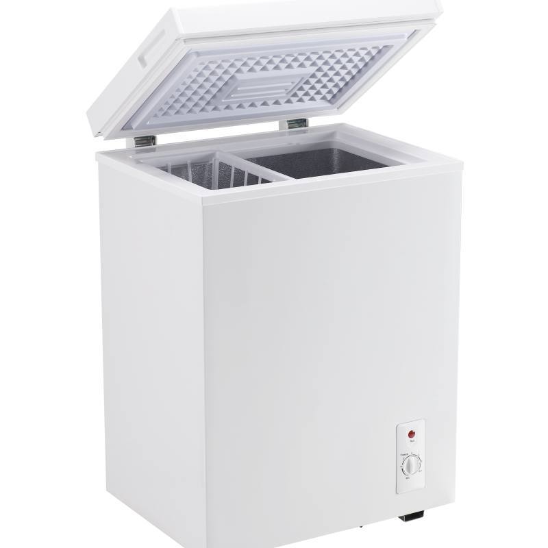 FLG 7.2 cu ft Chest Freezer, Deep Freezer with Removable Basket, Adjustable Thermostat, Low Noise, Energy Saving – Black/White Available, ETL Certified, 110-120V