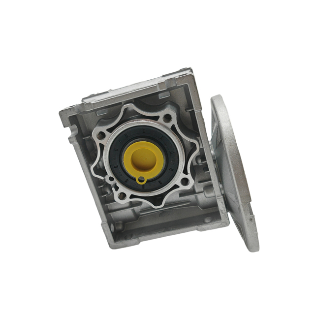 Gearbox Cacing Sudut Kanan untuk Penggunaan Industri SNOOFU NMRV 040 untuk Solusi Pengurangan Motor Roda Gigi yang Efisien