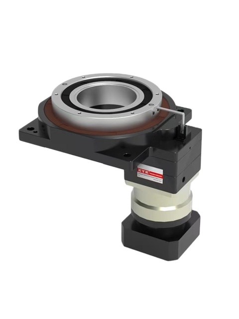 SNOOFU Platform Putar Berongga Torsi Tinggi Presisi Tinggi Kekakuan Tinggi Meja Putar Otomatis untuk Mesin Penggilingan CNC