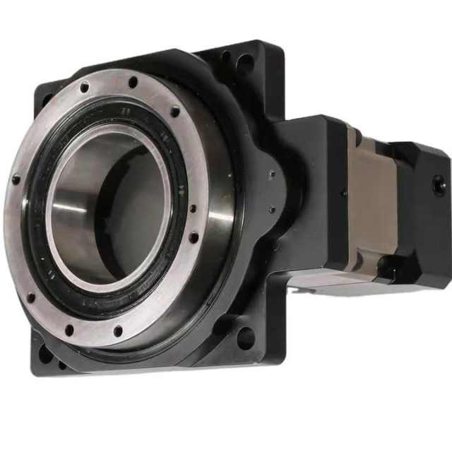 SNOOFU Platform Putar Berongga Torsi Tinggi Presisi Tinggi Kekakuan Tinggi Meja Putar Otomatis untuk Mesin Penggilingan CNC