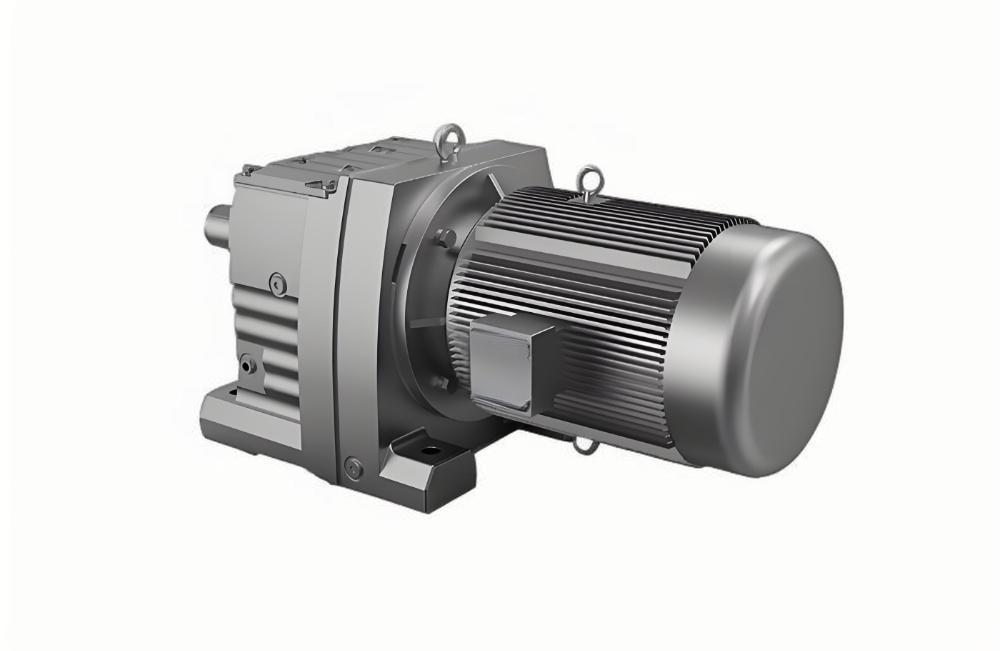 SNOOFU R Series Durable Helical Gearbox Inline Hard Tooth Helical Gear Reducer for Metal Working Mills