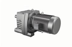 SNOOFU R Series Durable Helical Gearbox Inline Hard Tooth Helical Gear Reducer for Metal Working Mills