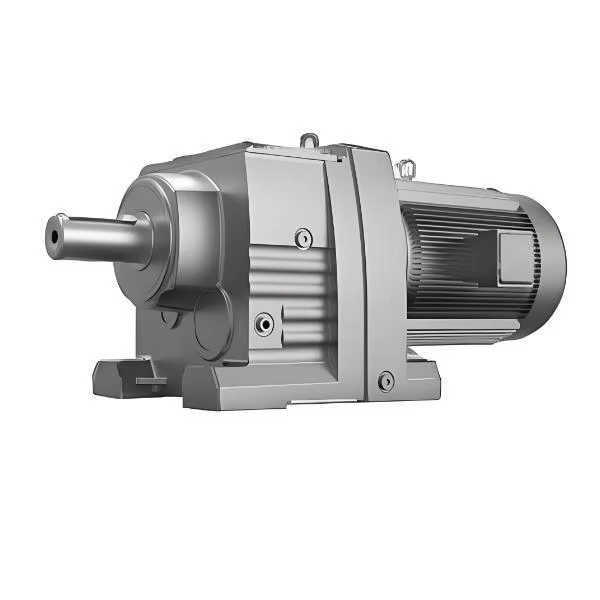 SNOOFU R Series Durable Helical Gearbox Inline Hard Tooth Helical Gear Reducer for Metal Working Mills