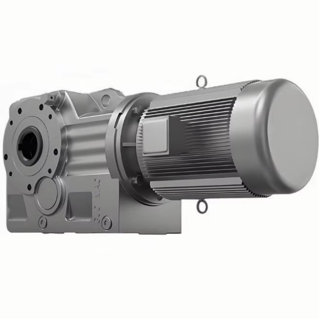 Hộp số côn xoắn trục rỗng SNOOFU dòng K hiệu suất cao, bền bỉ cho băng tải